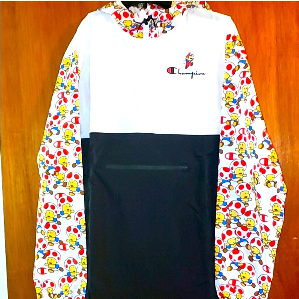 Supermario x Champion windbreaker